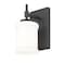 Z-Lite Cadoc 1 Light Wall Sconce, 4.5in. W x 8.75in. H, Matte Black 622-1S-MB - alternate 7